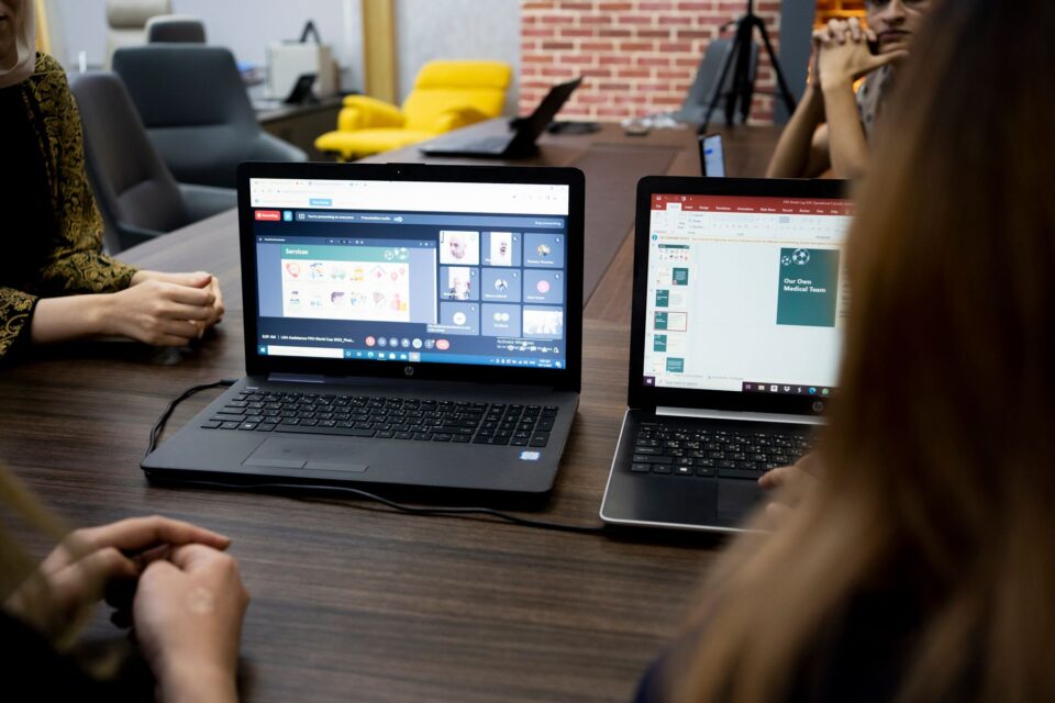 Team meeting in a Dubai office